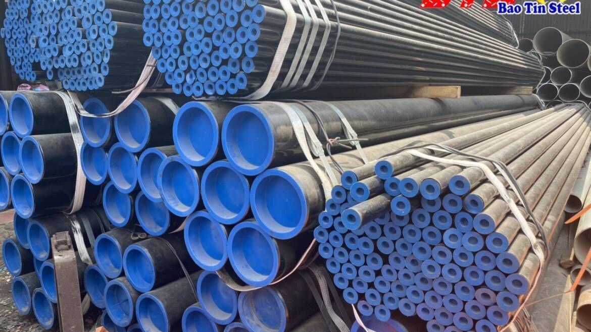 Ống thép đúc phi 114 tiêu chuẩn ASTM A106/A53