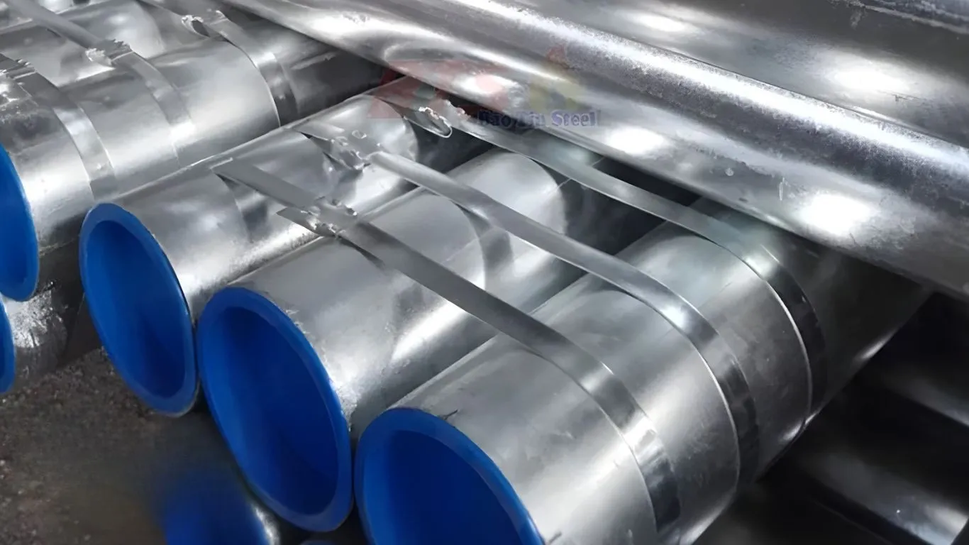 Ống thép đúc mạ kẽm cỡ lớn 