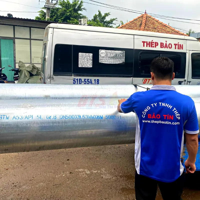 Ống hàn mạ kẽm DN500