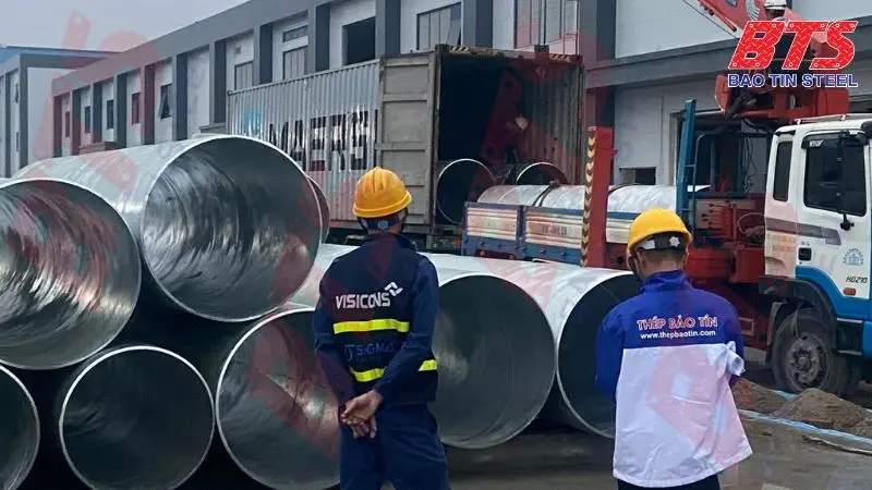 Địa chỉ bán ống thép hàn xoắn phi 812 chính hãng