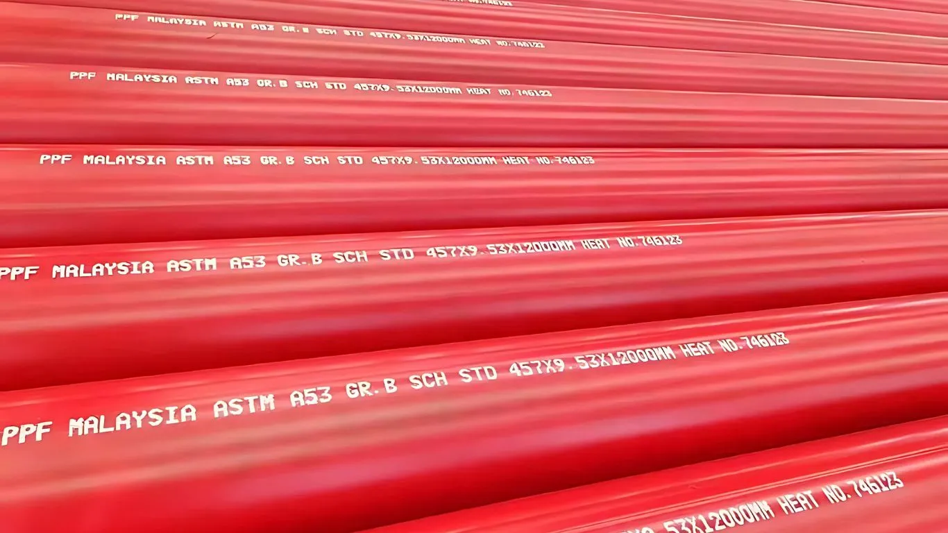 Ống thép cỡ lớn được dùng trong hệ thống PCCC