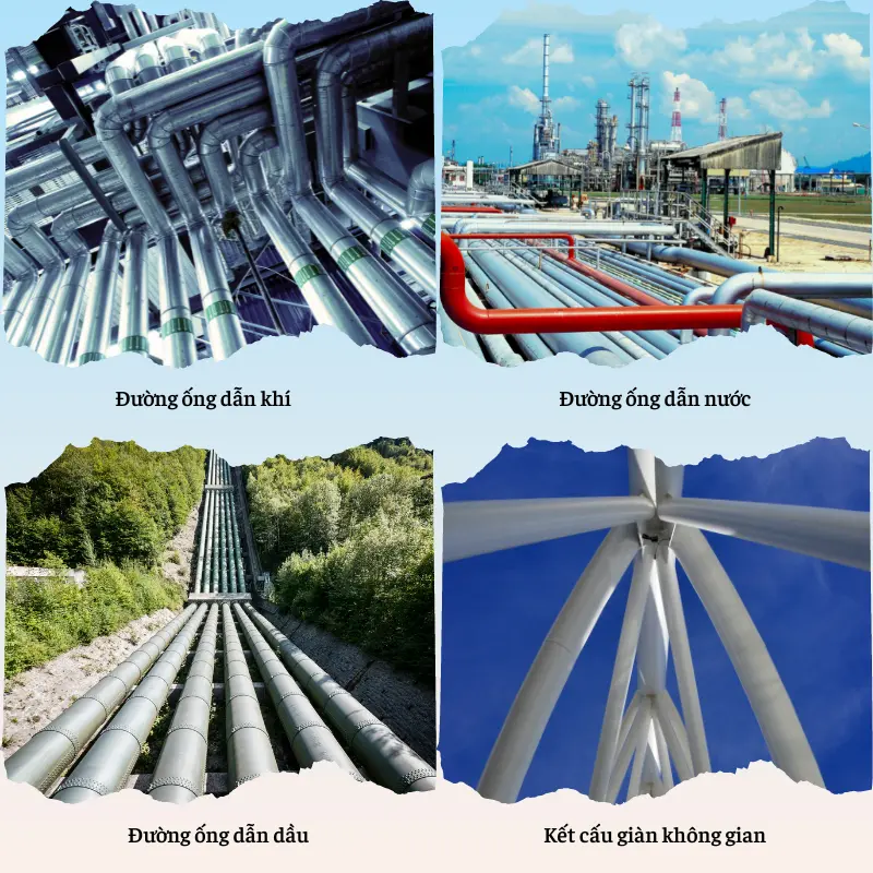 Ứng dụng của ống thép hàn phi 355